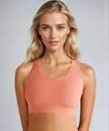 Setis Strappy Sports Bra - Coral