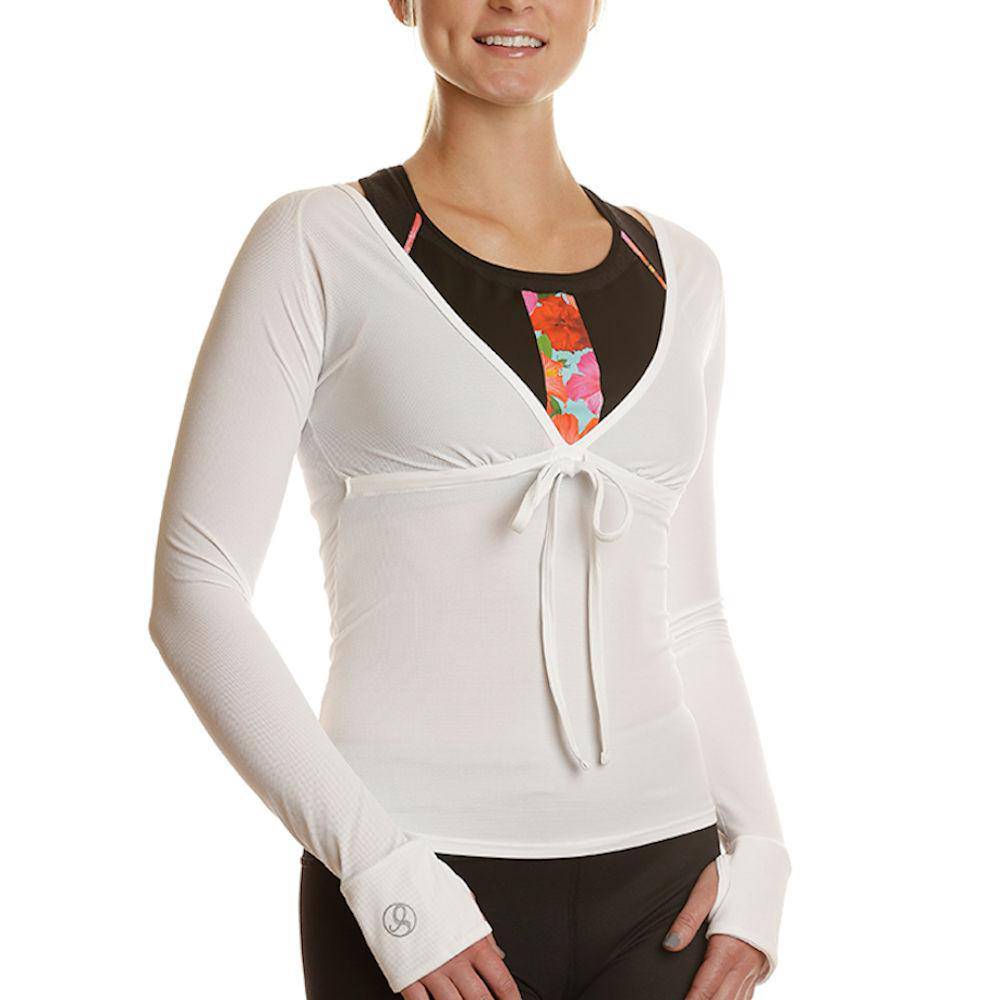 Tech V-Neck Long Sleeve Cover-Up