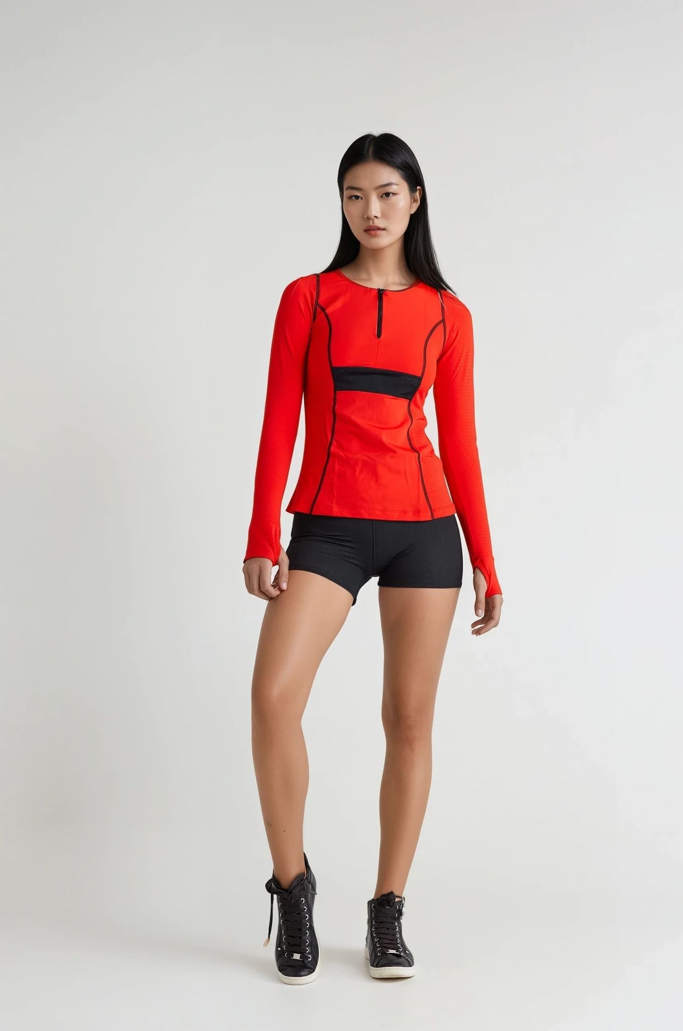 Full Cover Athletic Stretch Long Sleeve